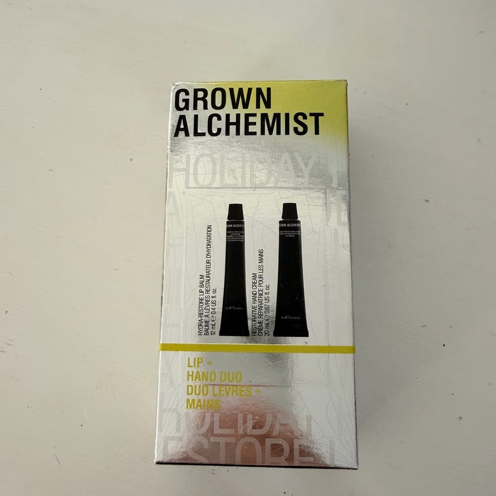 Grown Alchemist Lip and Hand Care Set in Silver Packaging (6)